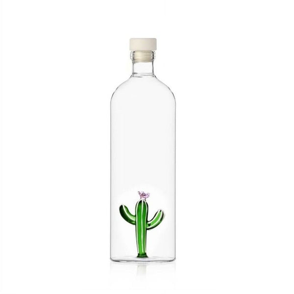 bottle with green/cactus