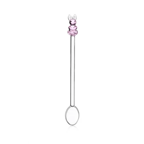 set 2 pcs spoons w/ bunny and bear