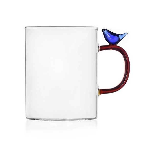 mug blue bird
