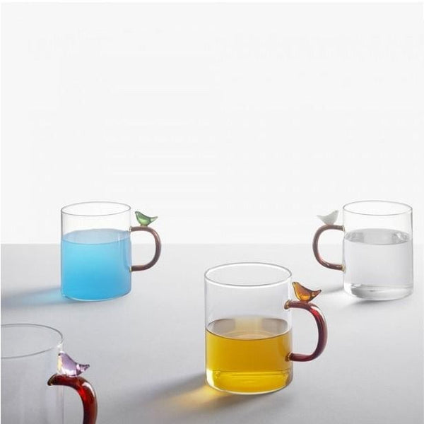 mug white bird