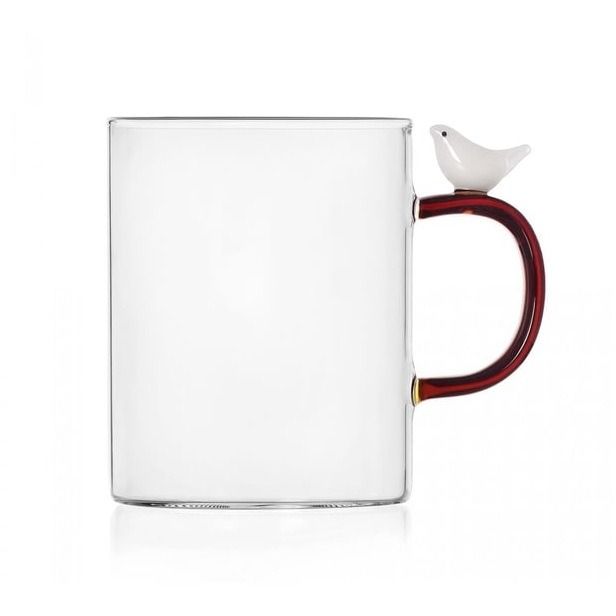 mug white bird
