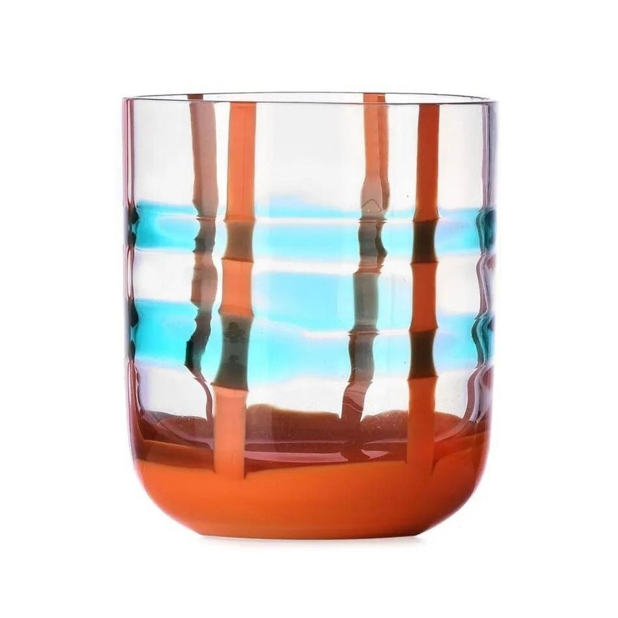 tumbler light turquoise-orange