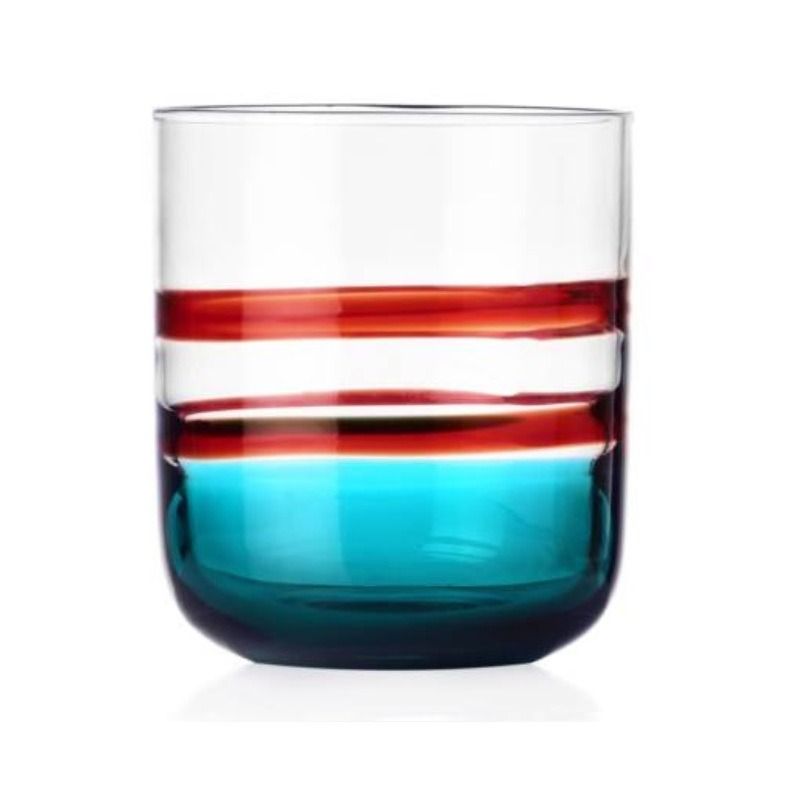 tumbler bordeaux-light turquoise