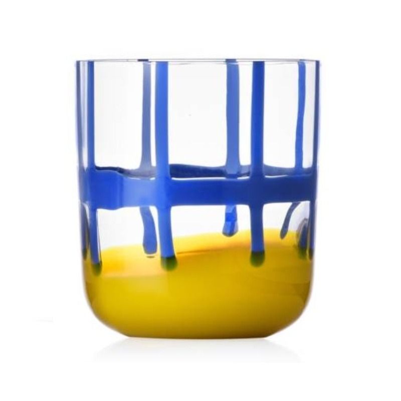 tumbler light blue-yellow