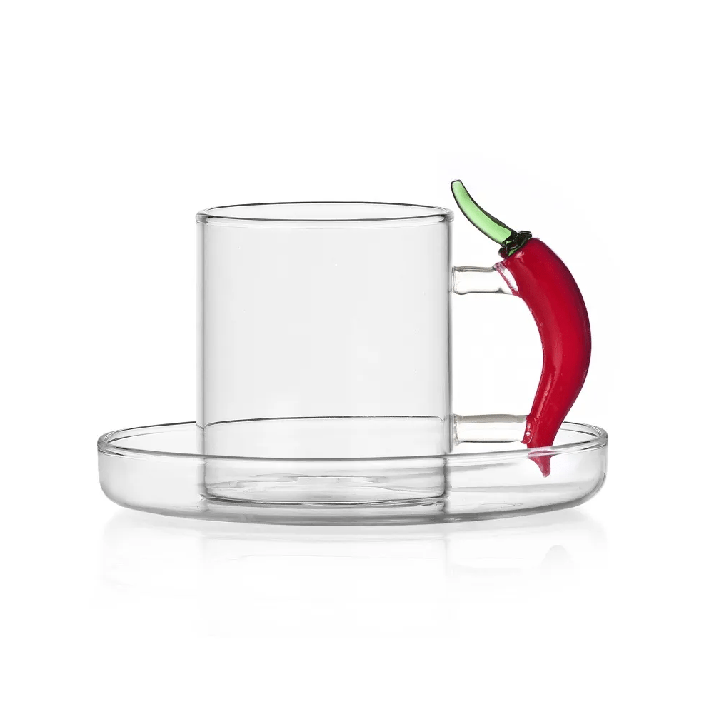 coffee cup chili pepper