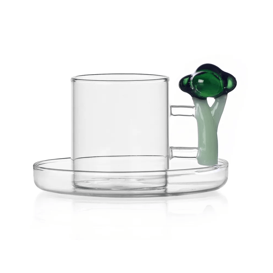 coffee cup broccoli