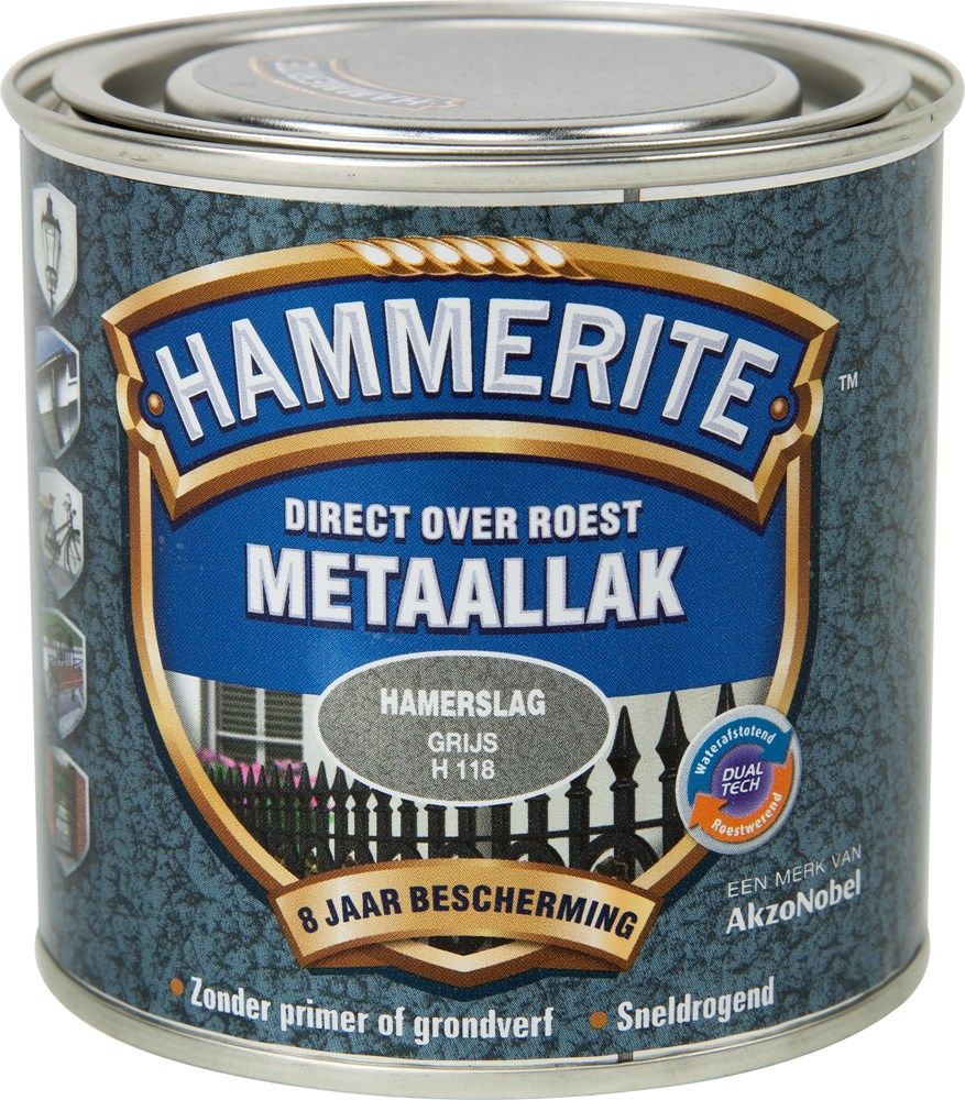 Ht Hamerslag Grijs H118 250ml