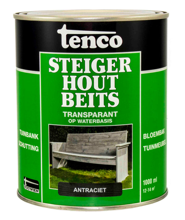 Tw Steigerhoutbeits Antraciet 1l