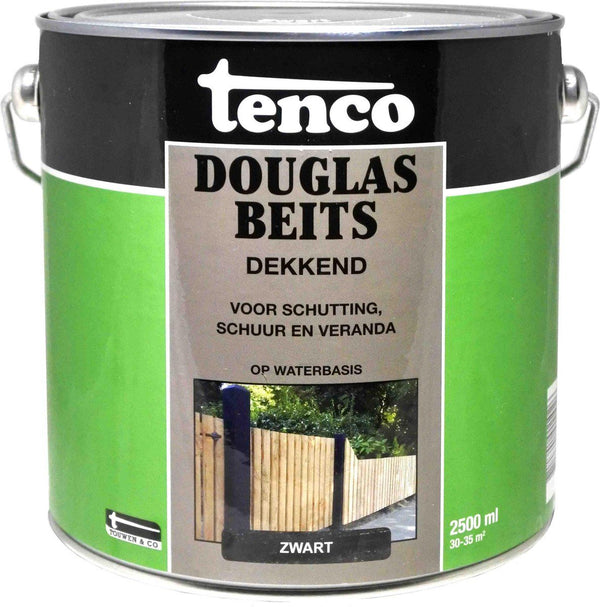 Tw Douglas Beits Dek Zwart 2,5l