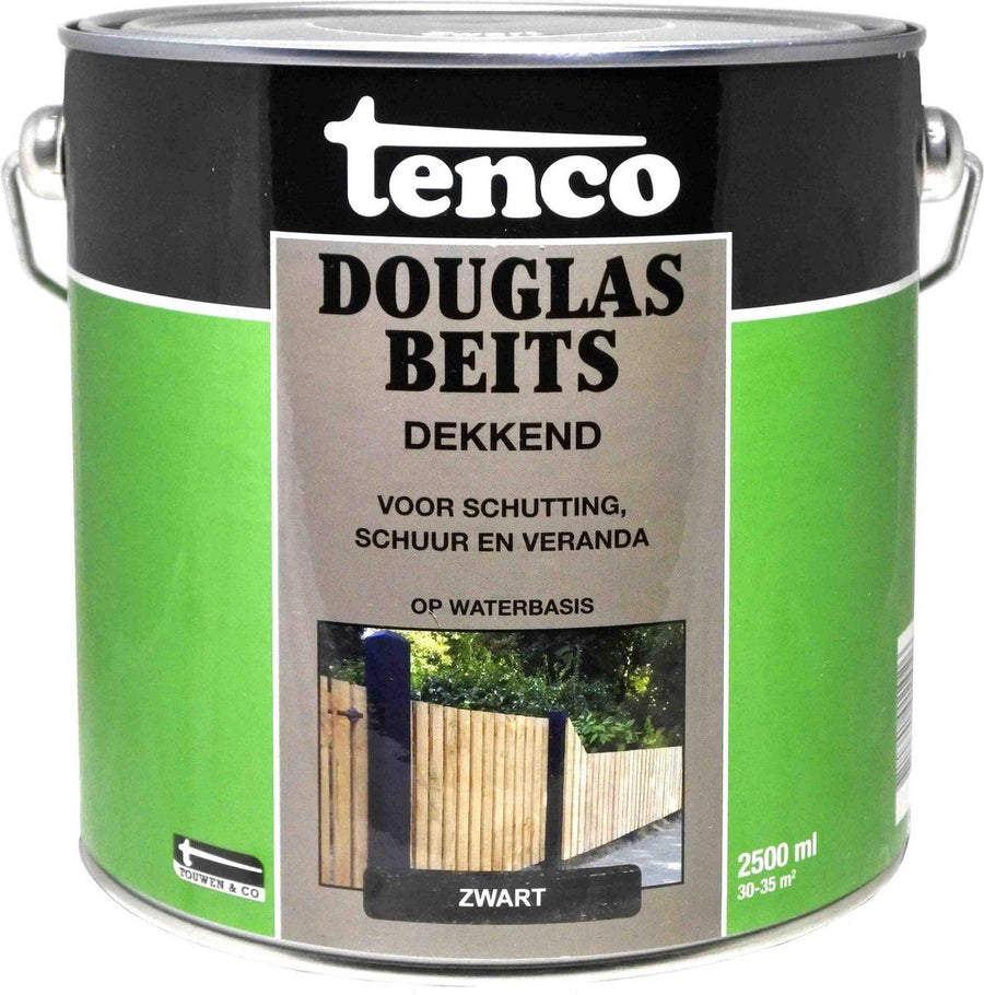 Tw Douglas Beits Dek Zwart 2,5l