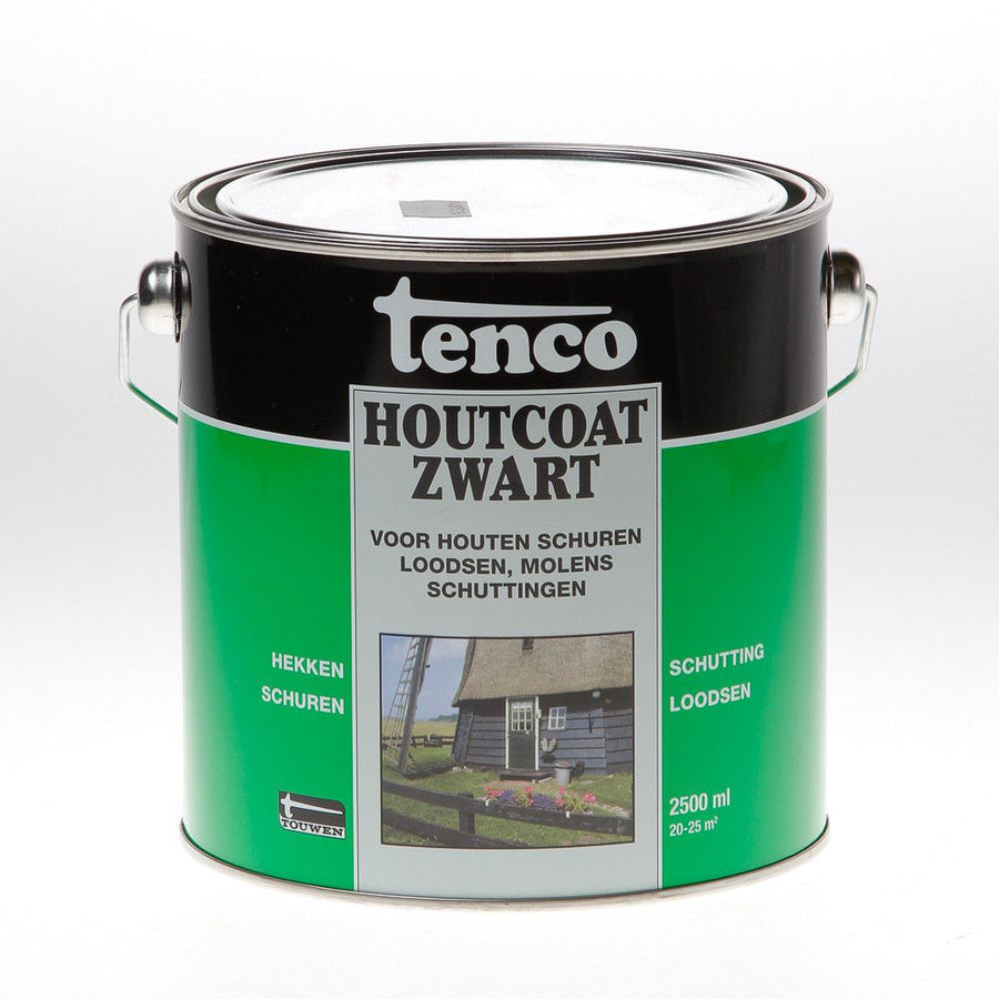 Tw Tenco Houtcoat Teerv 2.5l Zwart
