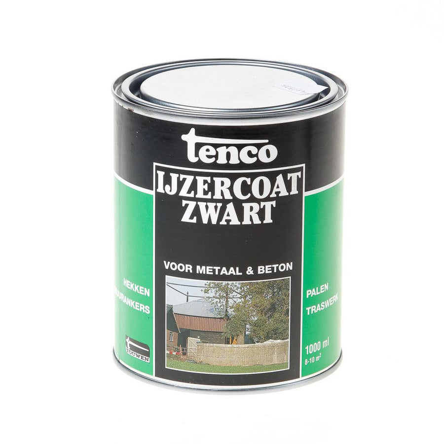Tw Tenco Ijzercoat Teerv 1l Zwart