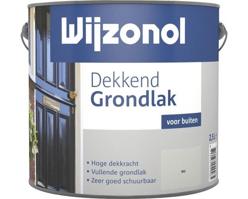 Wijzonol Dekkend Grondlak Wit T10 2,5 Liter