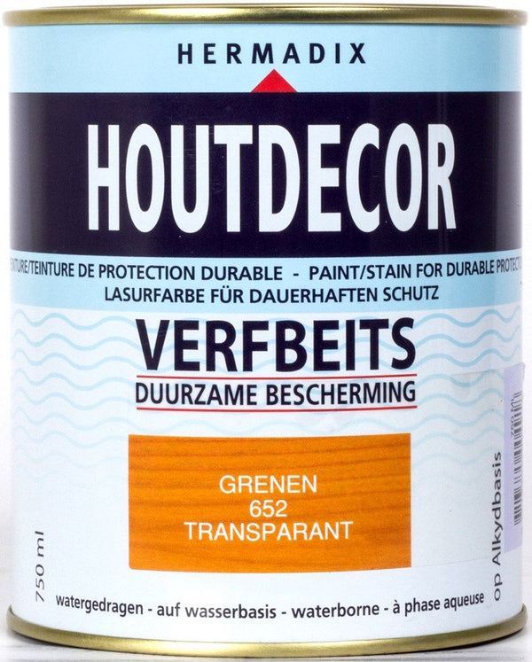Hermadix houtdecor verfbeits 652 750ml grenen