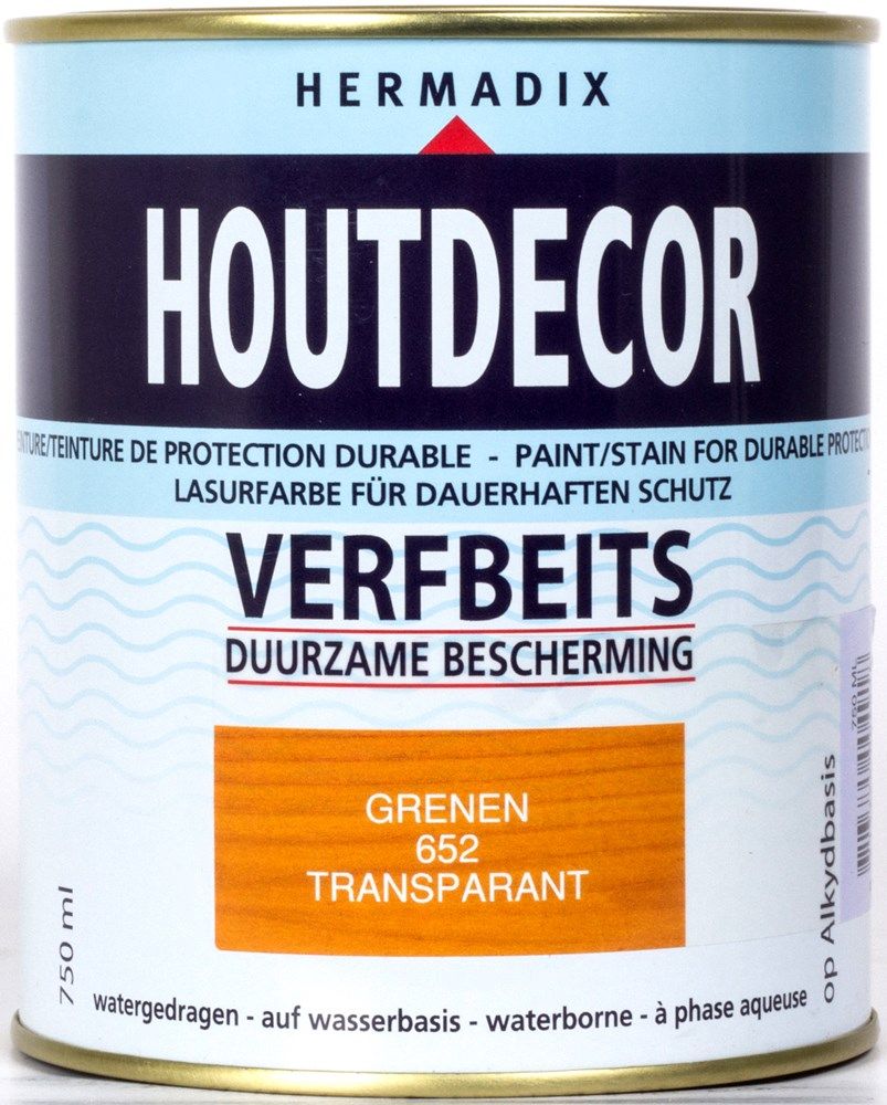 Hermadix houtdecor verfbeits 652 750ml grenen