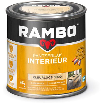 Rambo interieurlak transp. zg 0000 250ml blank