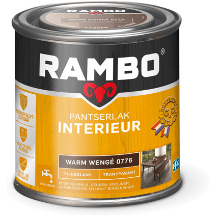 Rambo interieurlak transp. zgl 777 250ml whitewash
