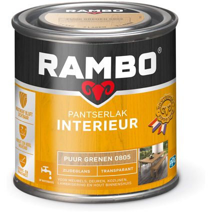 Rambo interieurlak transp. zgl 805 250ml puur grenen