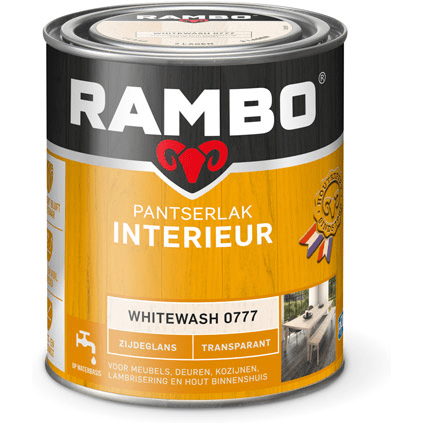Rambo interieurlak transp. zgl 777 750ml whitewash