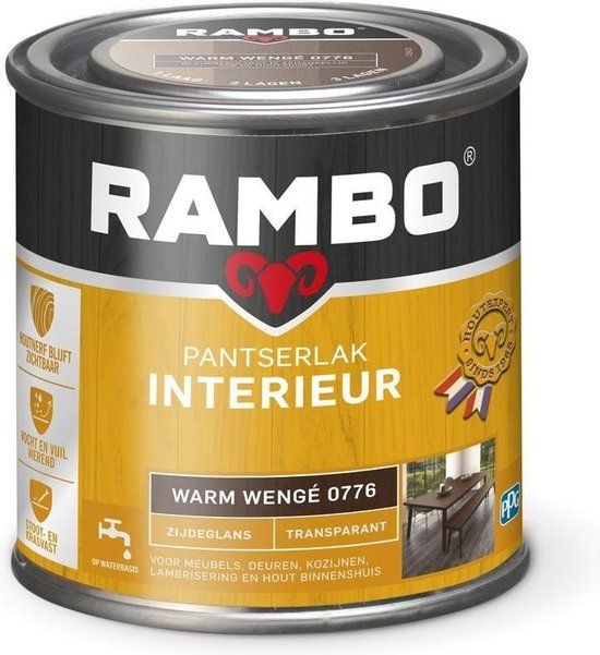 Rambo interieurlak transp. zgl 776 750ml warmwengé