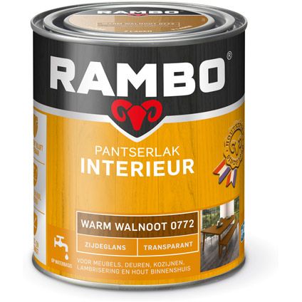 Rambo interieurlak transp. zgl 772 750ml warmwalnoot