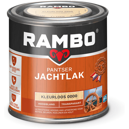 Rambo jachtlak transparant blank 250 ml