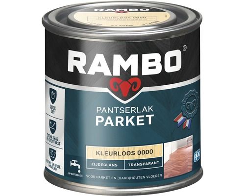 Rambo pantserlak parket acryl zgl 250ml