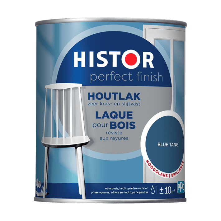 Histor pf houtlak hoogglans blue 750ml blue tang