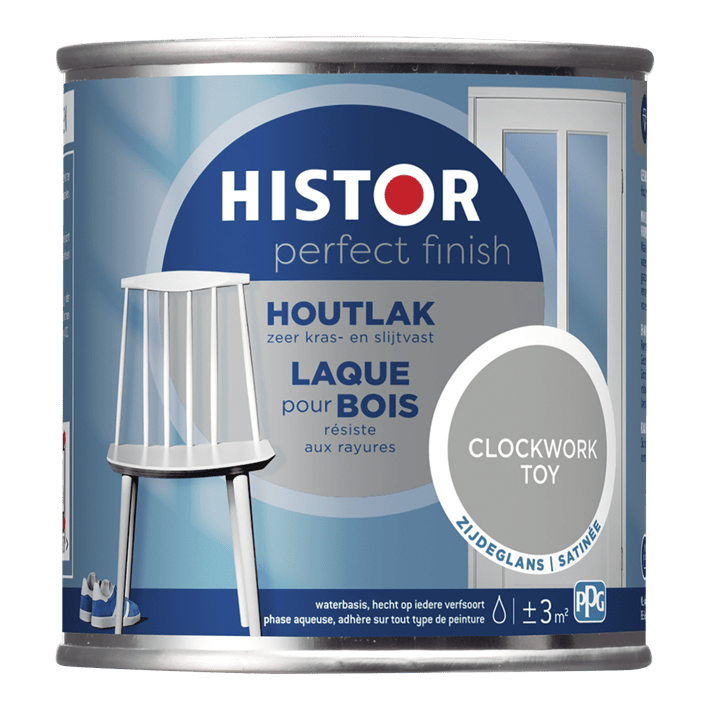Histor pf houtlak zijdeglans cloc 250ml clockwork toy