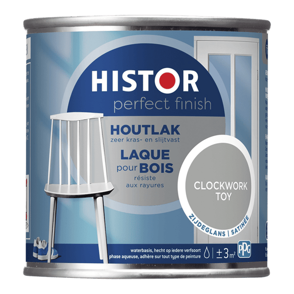 Histor pf houtlak zijdeglans cloc 250ml clockwork toy
