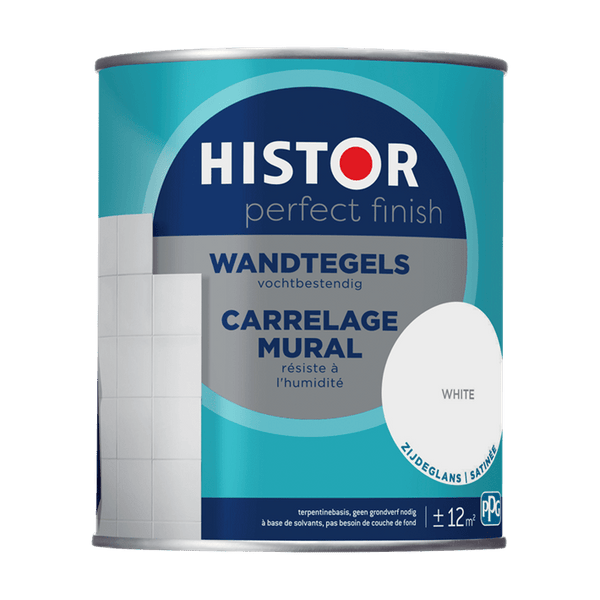 Histor pf wandtegels zgl white 750ml white