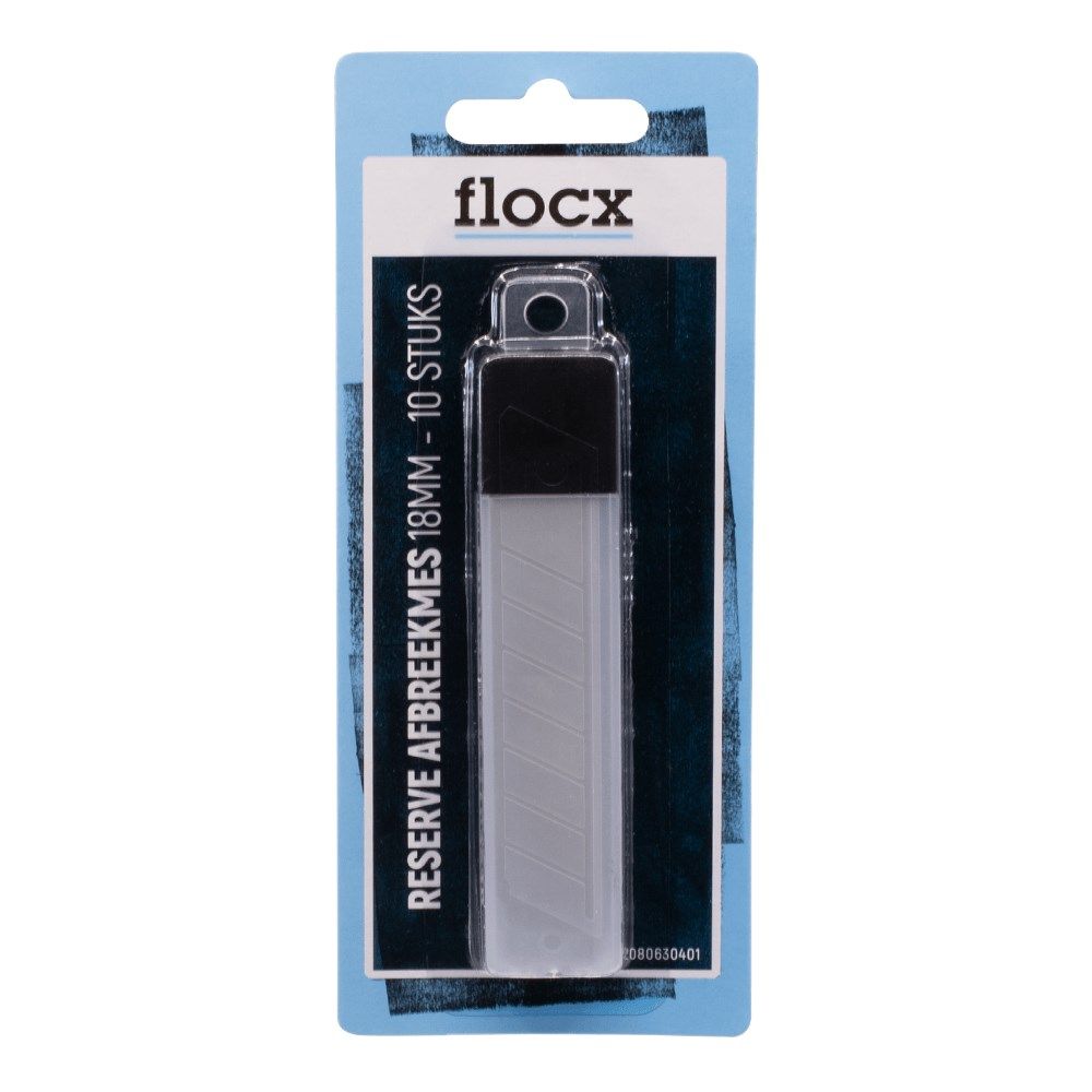 Flocx reserve afbreekmes breed 18mm 10s 2080630401