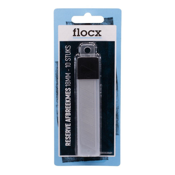 Flocx reserve afbreekmes breed 18mm 10s 2080630401