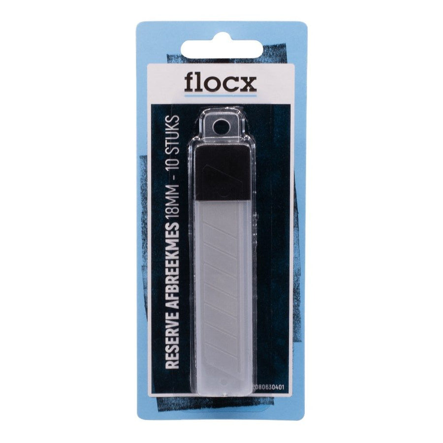Flocx reserve afbreekmes breed 18mm 10s 2080630401