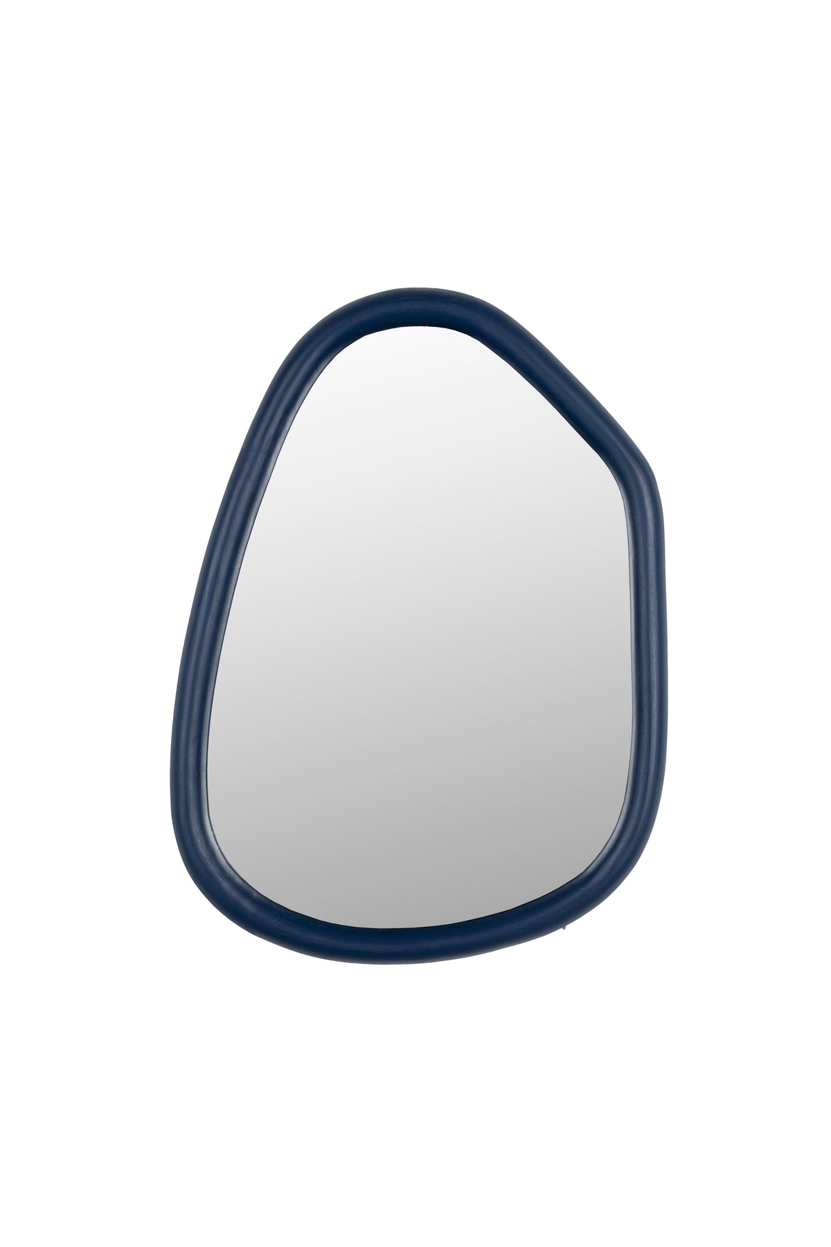 Looks spiegel/ wandspiegel organische vorm navy/ blauw s