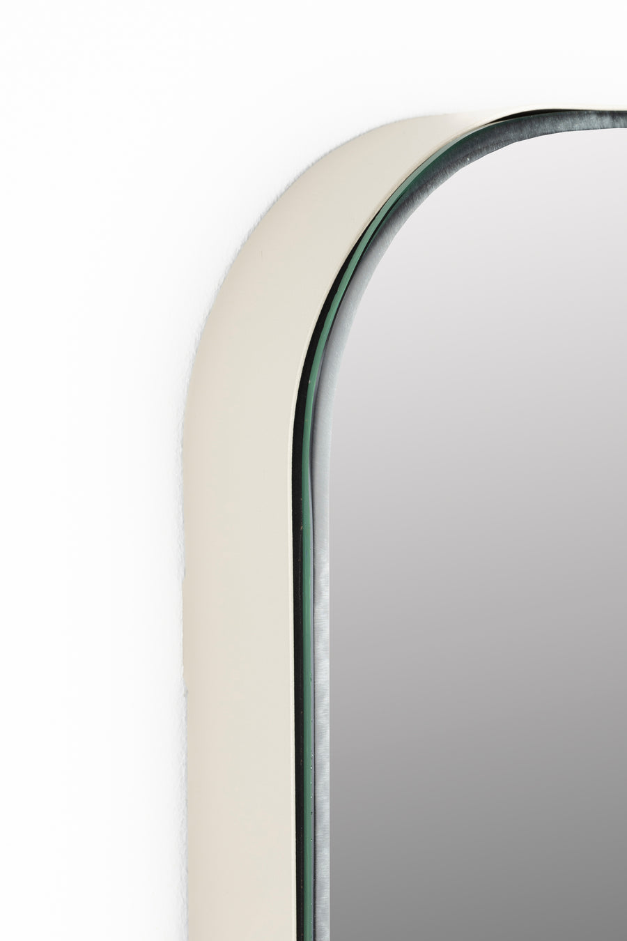 Glamour spiegel/ wandspiegel beige