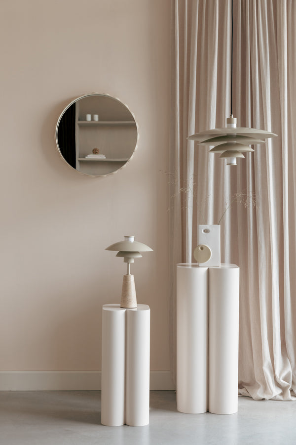 Bubbles spiegel/ wandspiegel beige