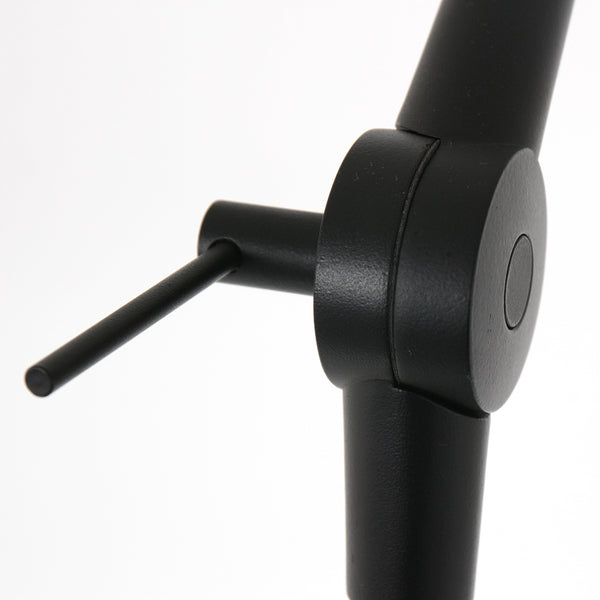 Vloerlamp Prestige Chic 7395ZW+K1068GS Zwart-Wit Linnen
