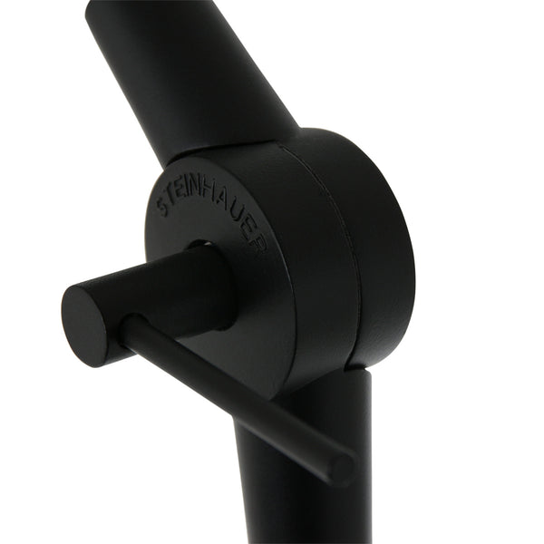 Vloerlamp Prestige Chic 7395ZW+K1068GS Zwart-Wit Linnen