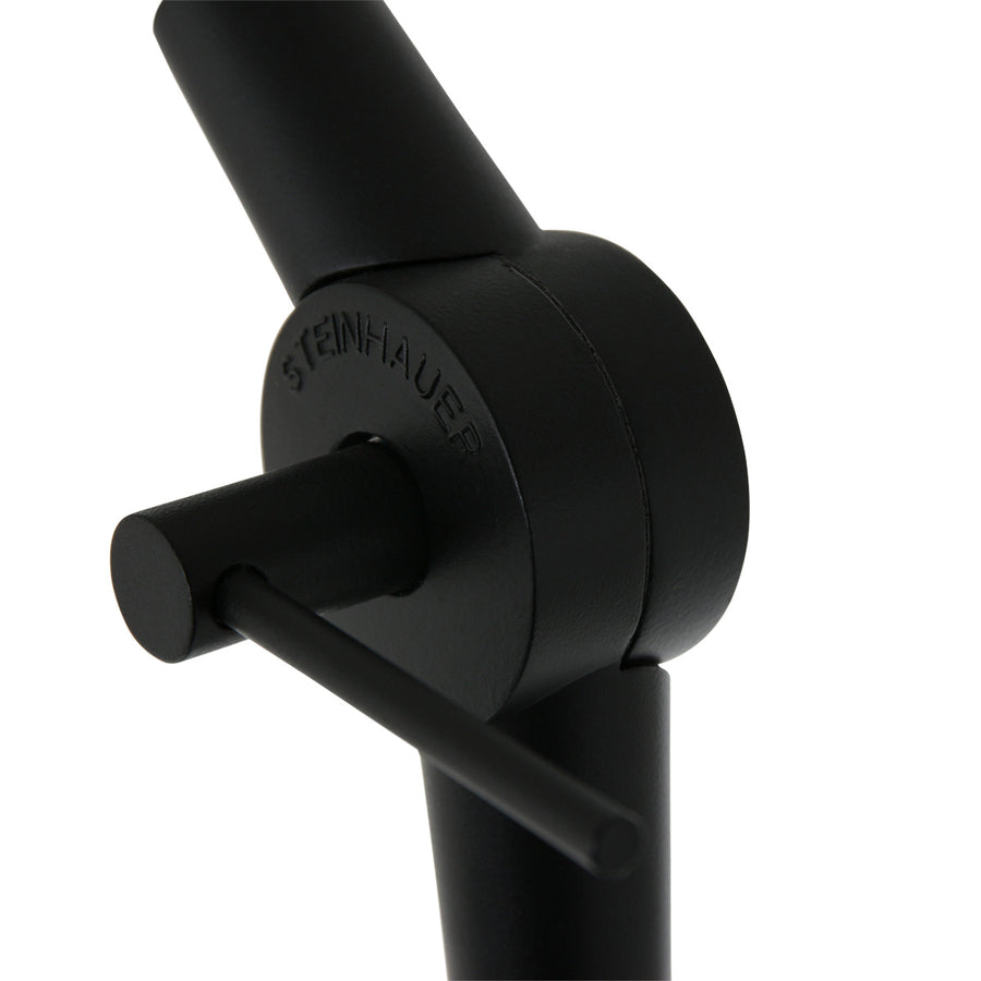 Vloerlamp Prestige Chic 7395ZW+K1068GS Zwart-Wit Linnen