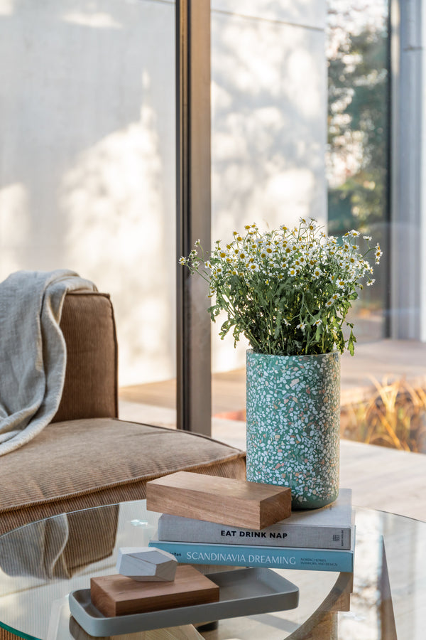 Vaas Fajen Terrazzo Groen