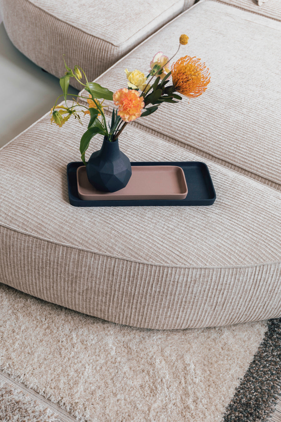 Vaas Bloom Mist Blauw (set van 6)
