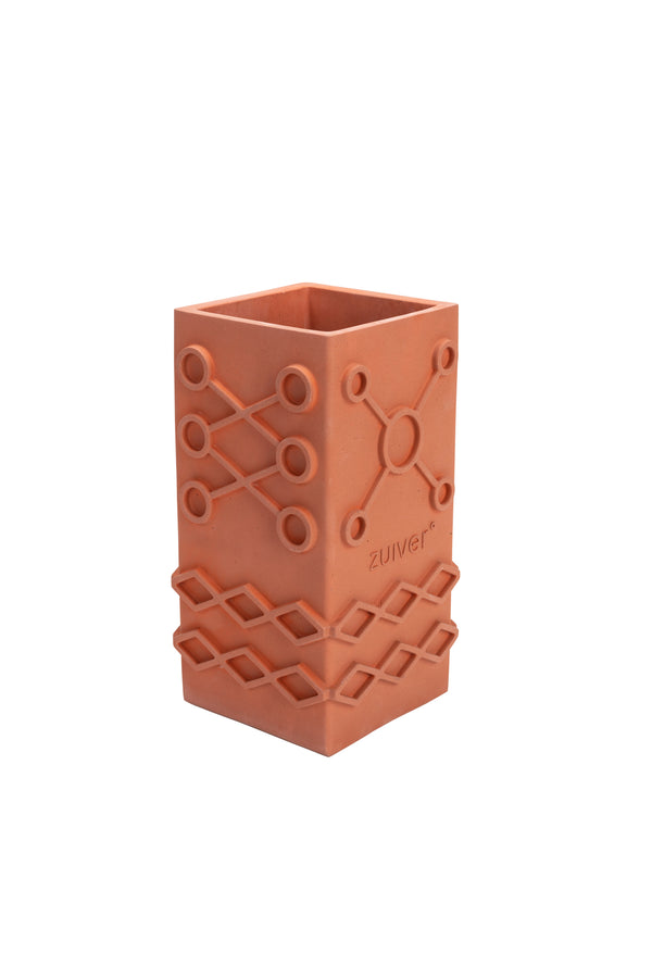 Vaas Graphic Vierkant Terra