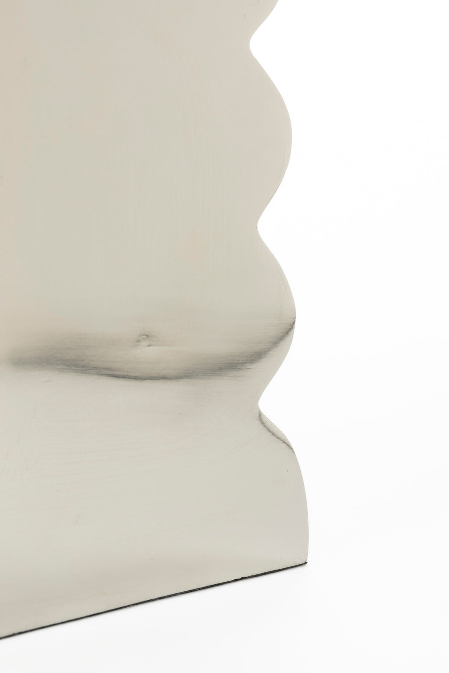Vaas Curves L Glanzend Zilver (set van 4)