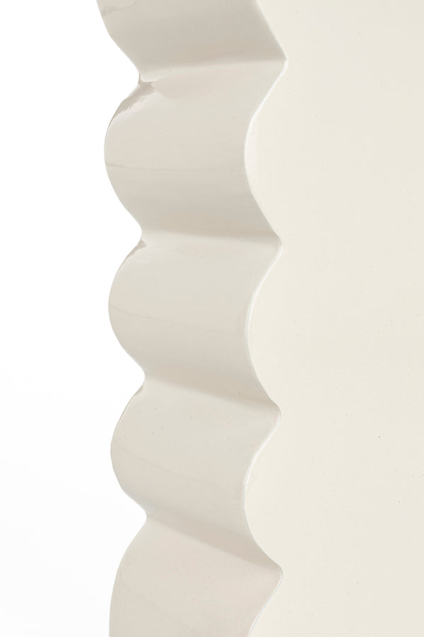 Curves vaas s shiny beige (set of 8)