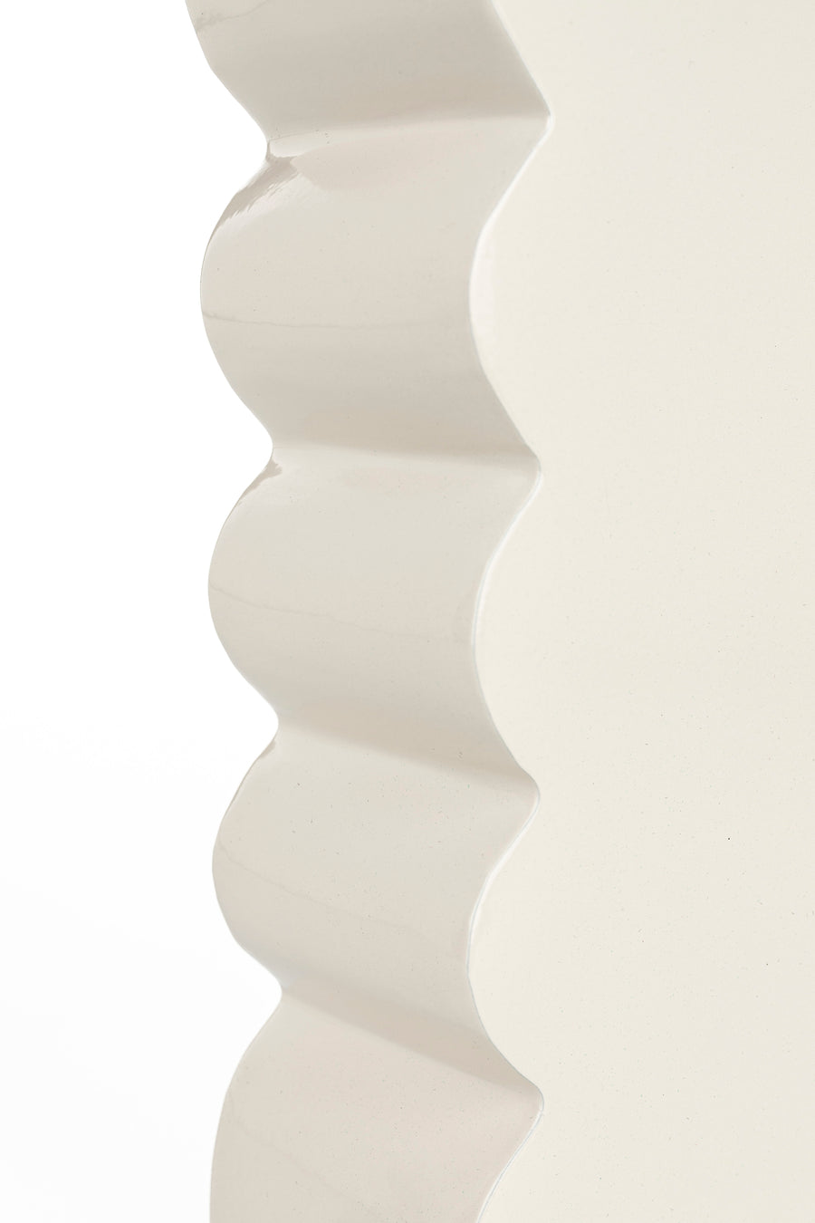 Curves vaas s shiny beige (set of 8)
