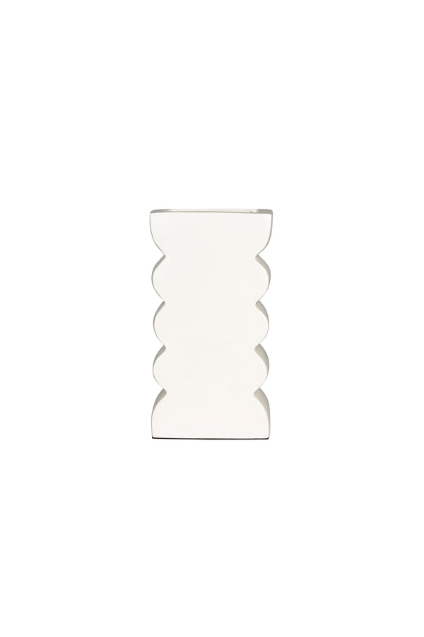 Curves vaas s shiny beige (set of 8)