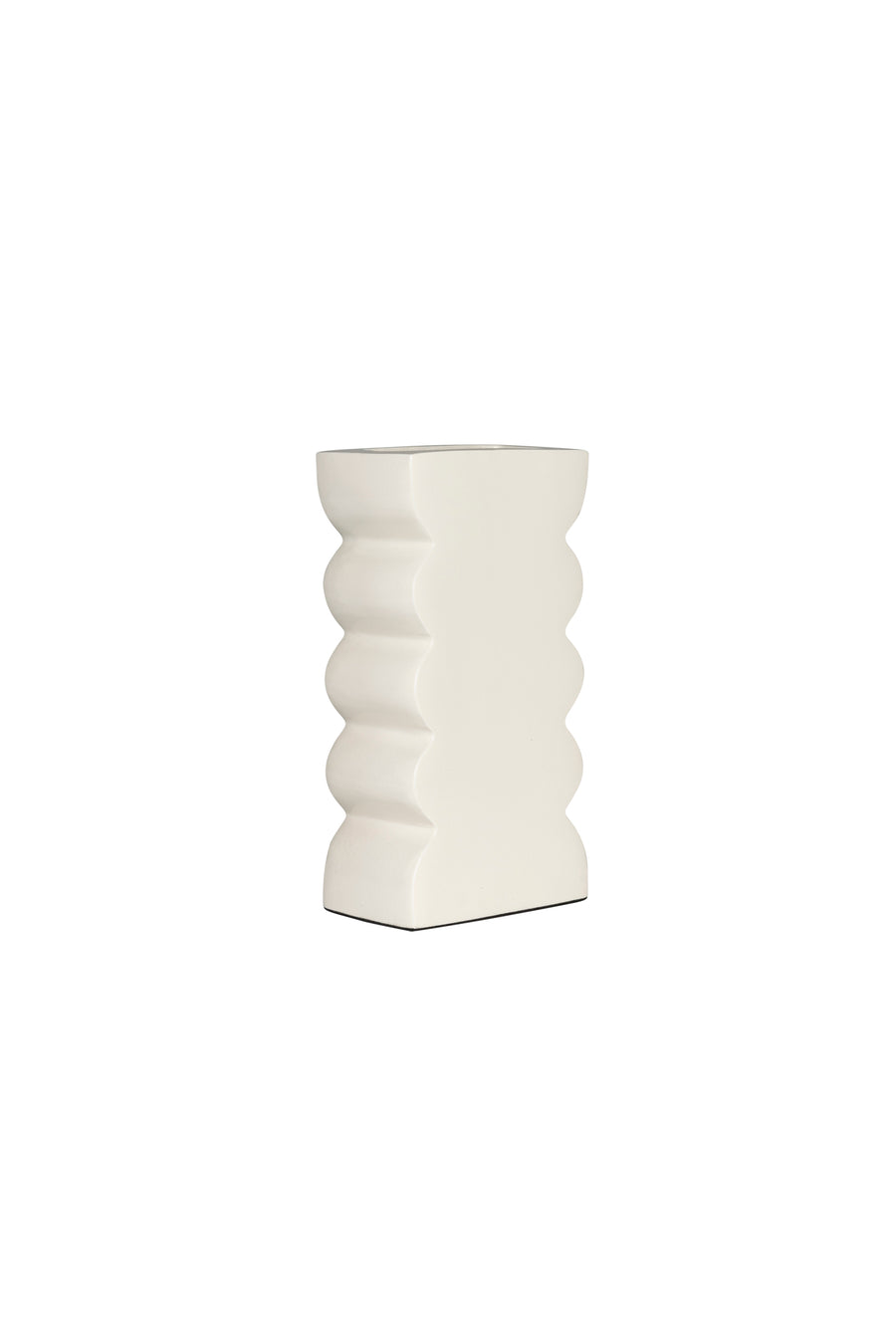 Curves vaas s shiny beige (set of 8)