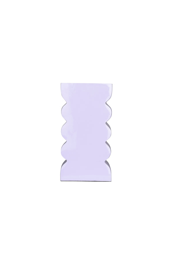 Curves vaas s shiny lila (set of 8)