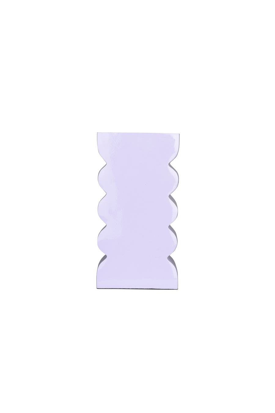 Curves vaas s shiny lila (set of 8)